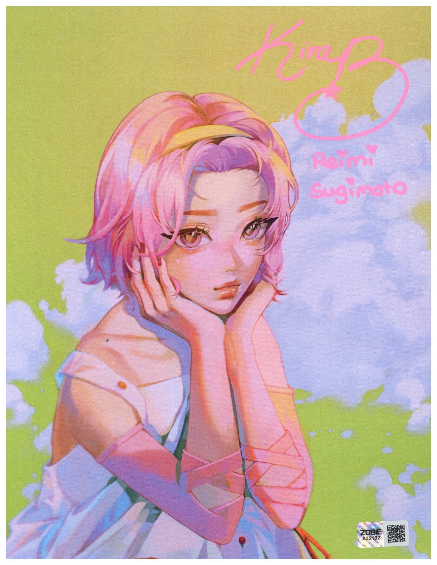 Kira Buckland Signed 8.5x11 Photo JoJo’s Bizarre Adventure Autographed Zobie COA