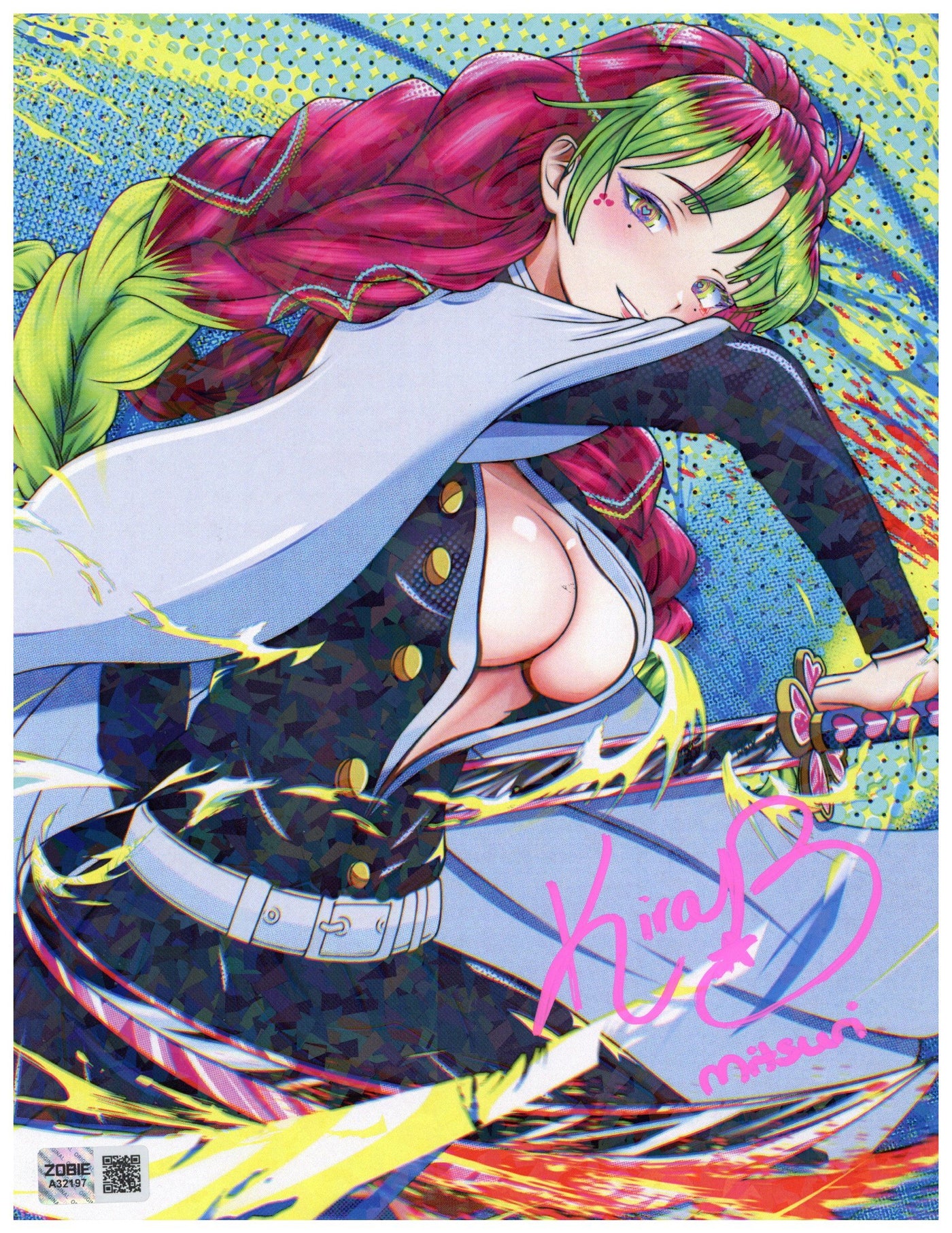 Kira Buckland Signed 8x10 Photo Demon Slayer Mitsuri Kanroji Autographed Zobie COA