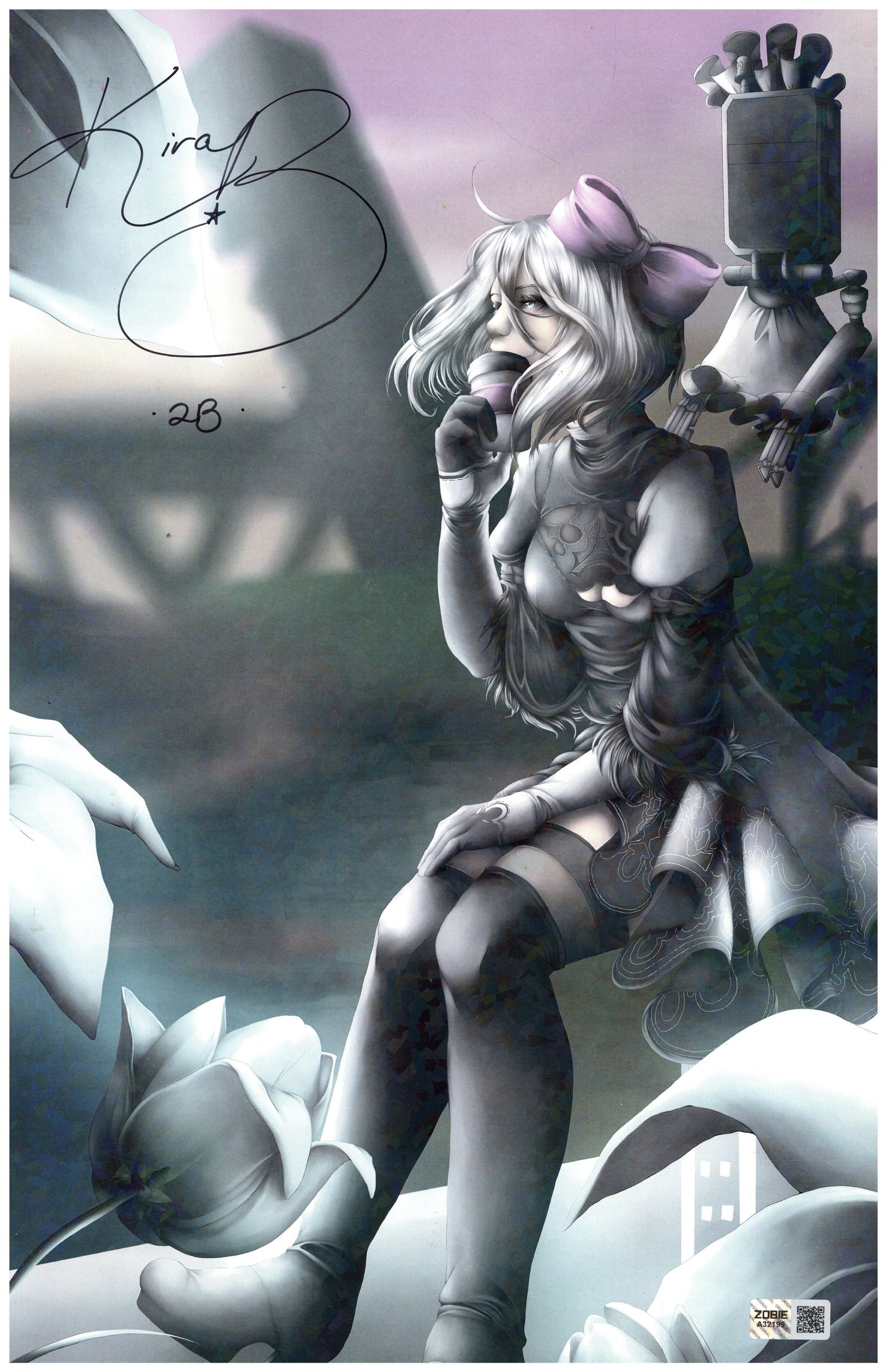 Kira Buckland Signed 8x10 Photo Granblue Fantasy Versus 2B Autographed Zobie COA