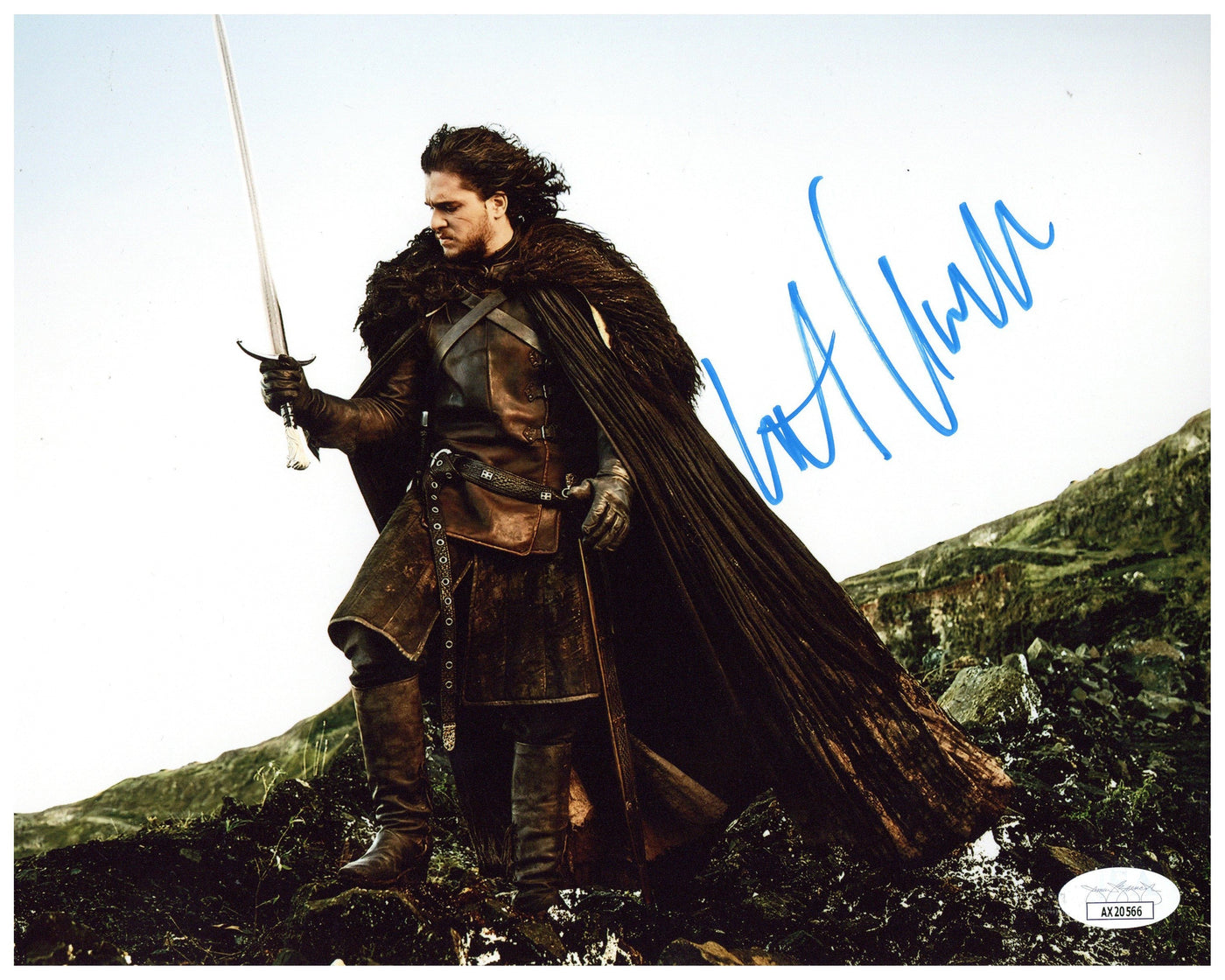 Kit Harington Signed 8x10 Photo Game of Thrones Jon Snow Autographed JSA COA 3