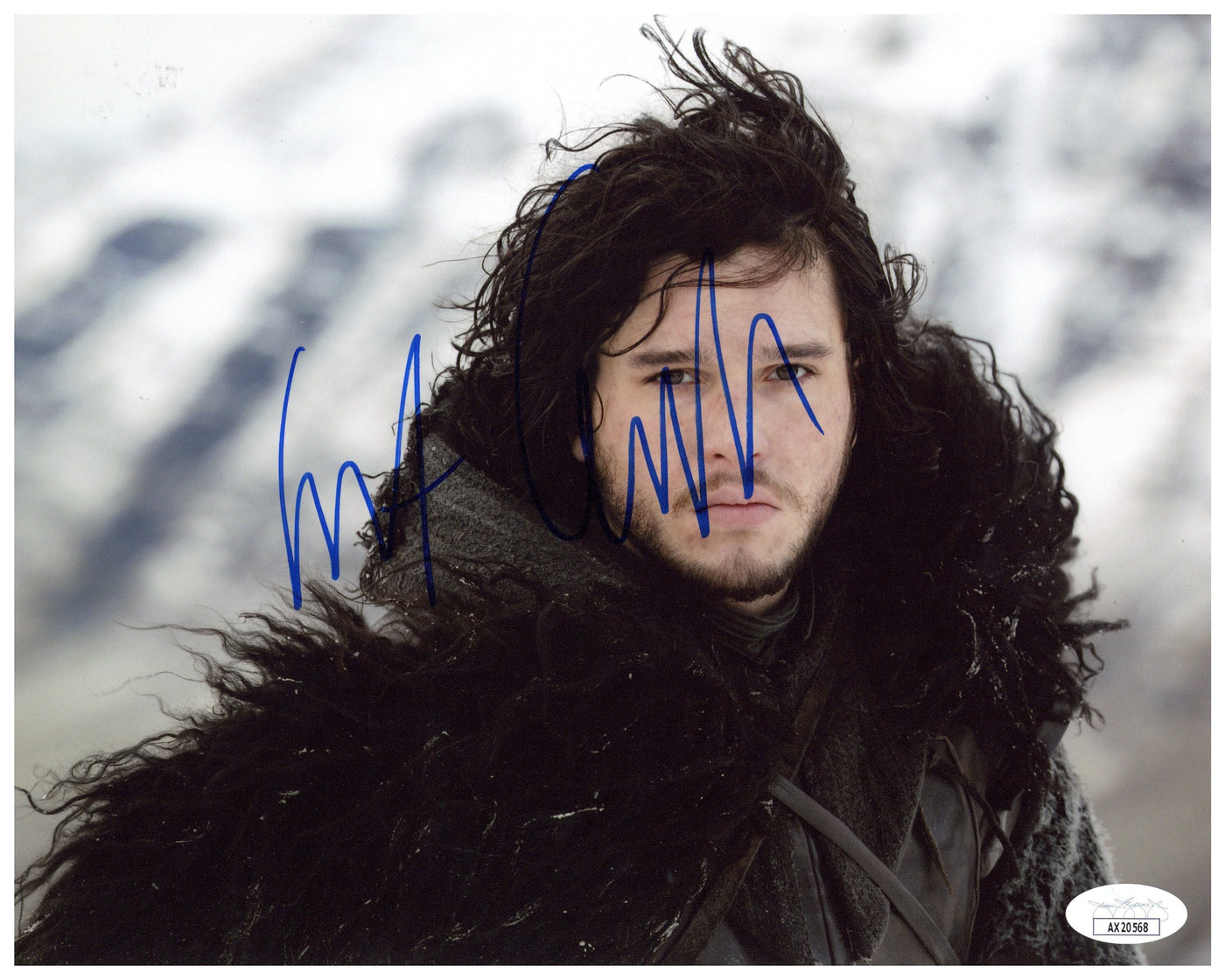 Kit Harington Signed 8x10 Photo Game of Thrones Jon Snow Autographed JSA COA #3