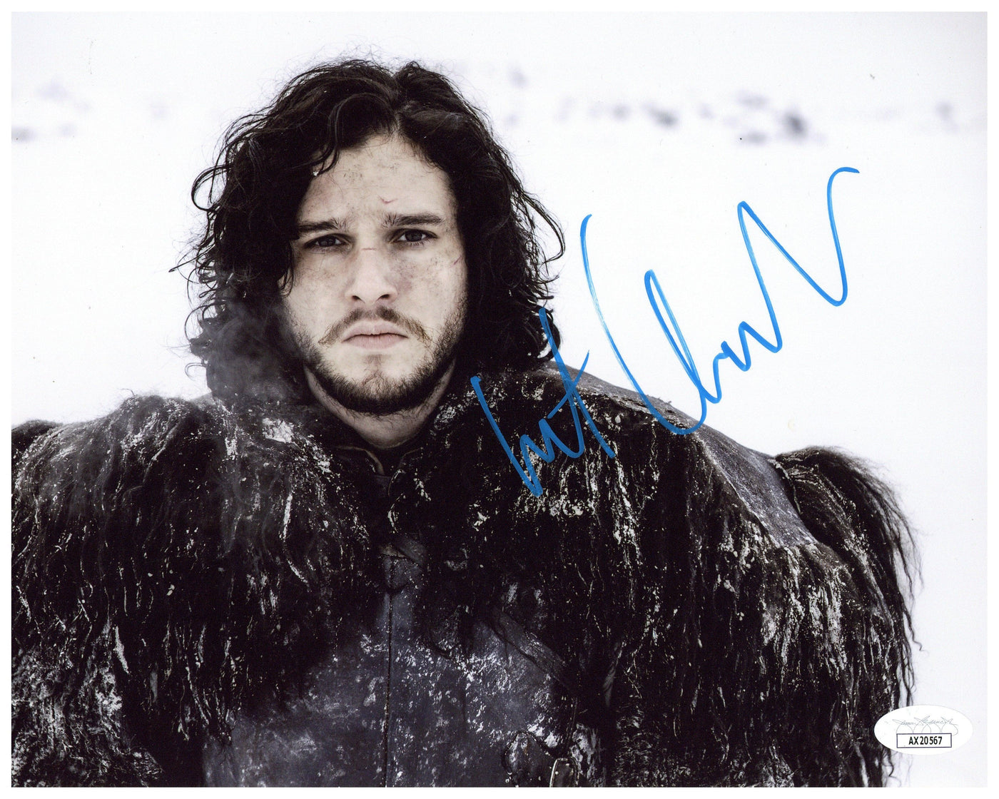 Kit Harington Signed 8x10 Photo Game of Thrones Jon Snow Autographed JSA COA