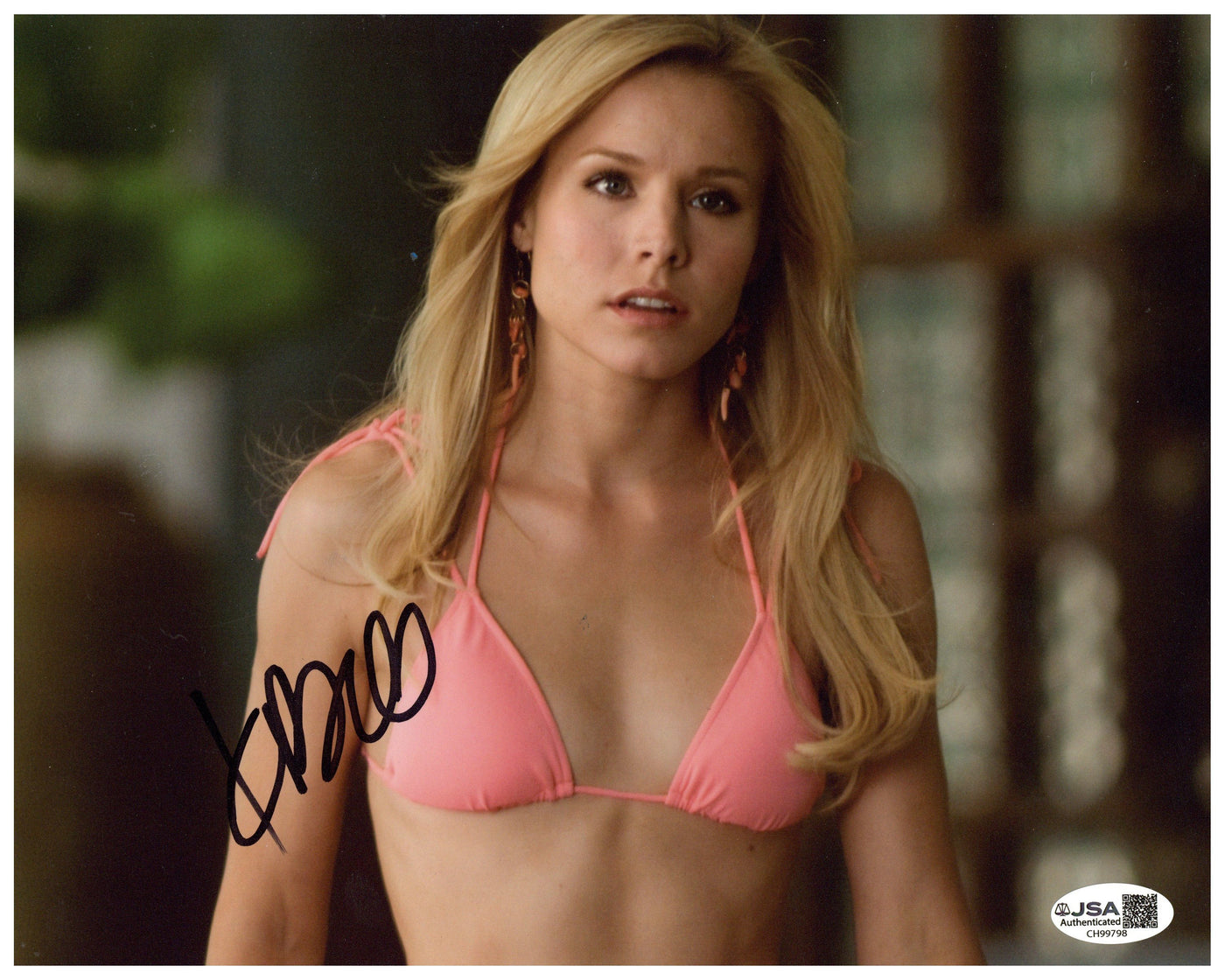 Kristen Bell Signed 8x10 Photo Forgetting Sarah Marshall Autographed JSA COA 2