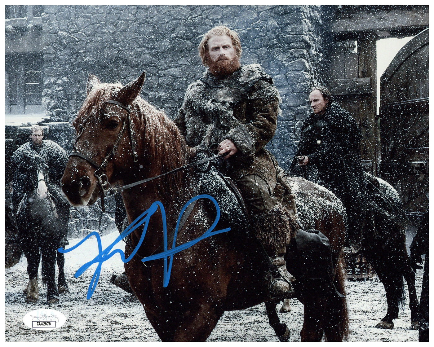 Kristofer Hivju Signed 8x10 Photo Game of Thrones Autographed JSA COA 2