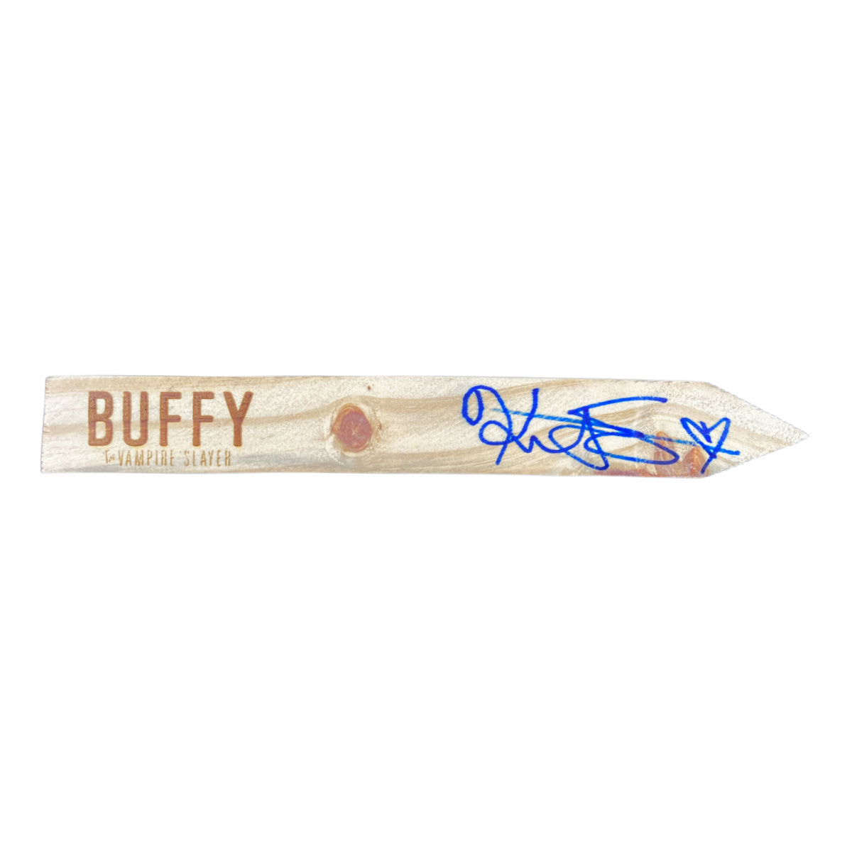 Kristy Swanson Autographed Buffy The Vampire Slayer Signed Wooden Stake - JSA COA