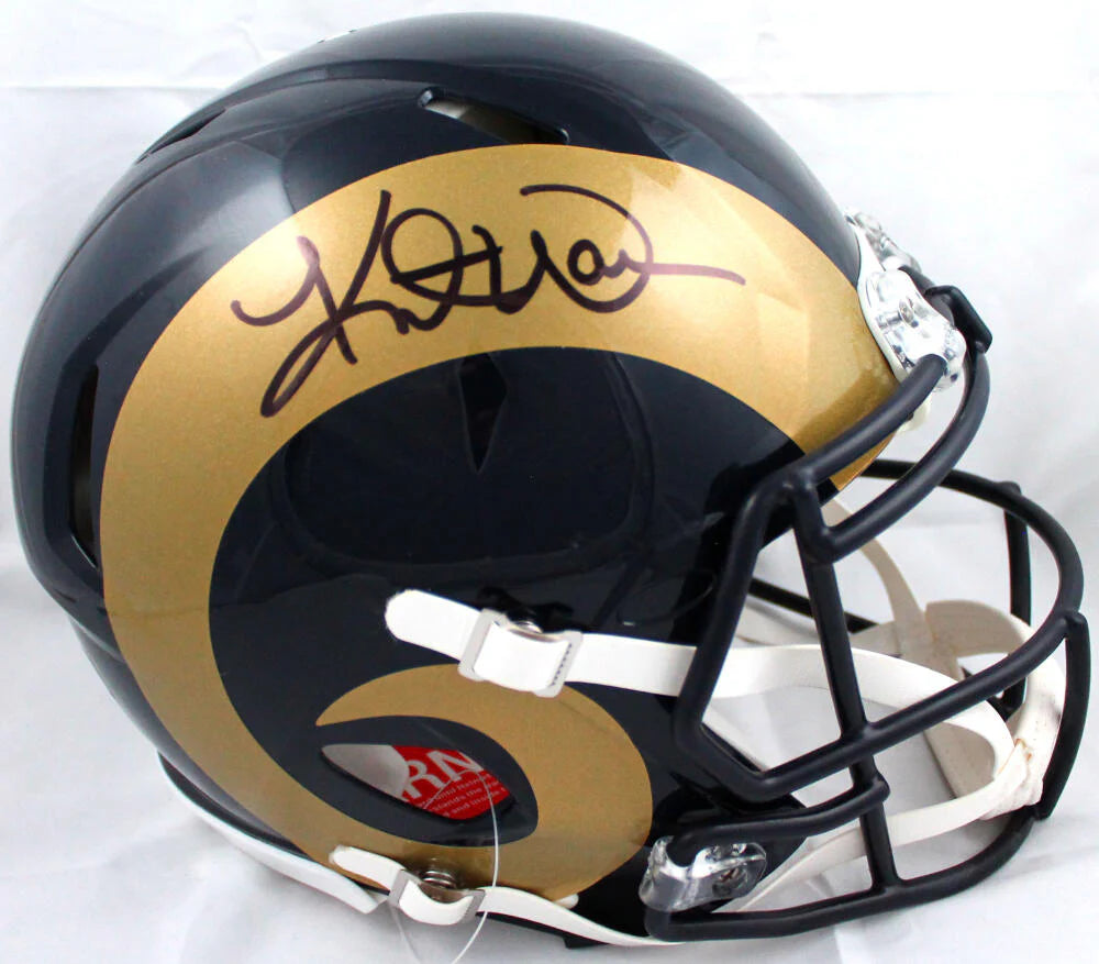 Kurt Warner Signed St. Louis Rams Speed Authentic F/S Helmet Autographed BAS COA