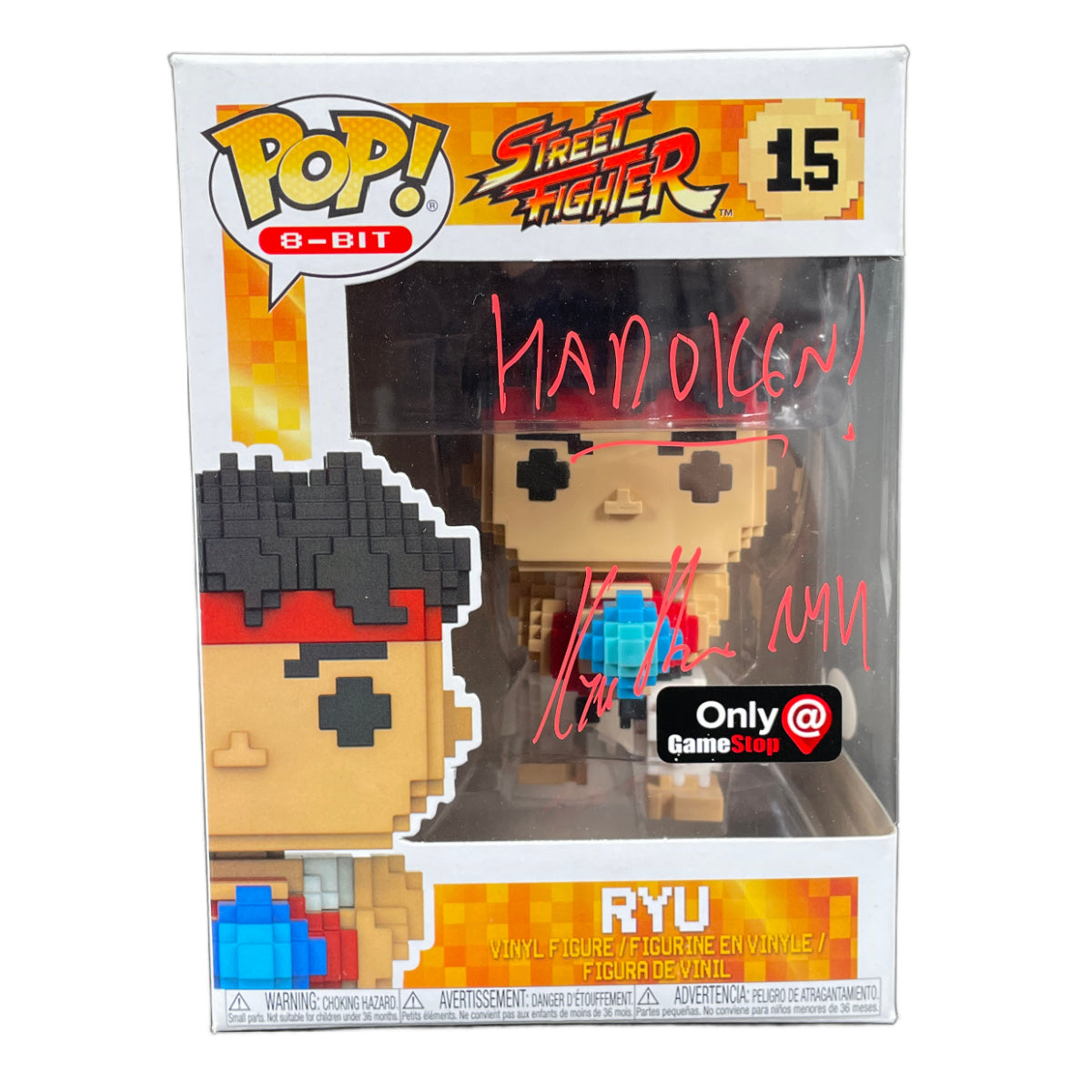 Kyle Hebert Signed Funko POP Street Fighter Ryu Autographed JSA COA