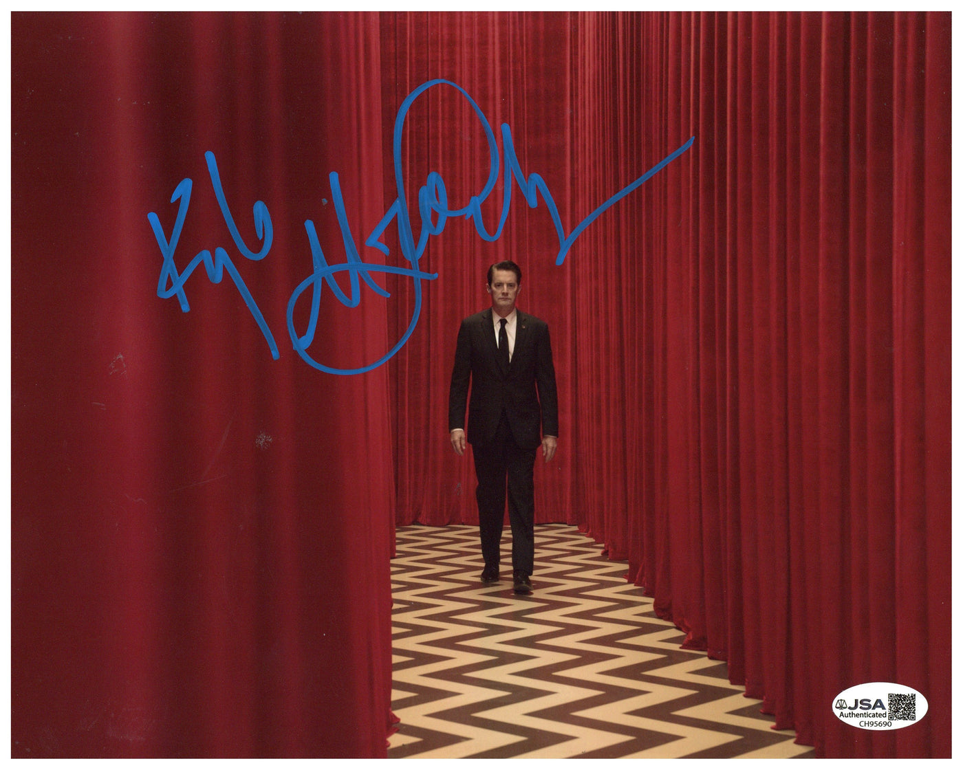 Kyle MacLachlan Signed 8x10 Photo Twin Peaks Autographed JSA COA