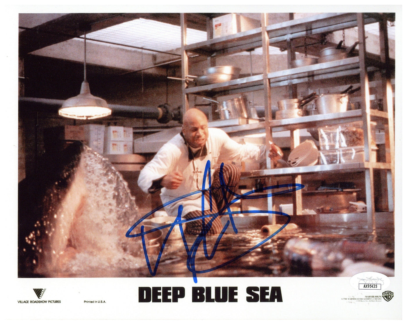 LL Cool J Signed 8x10 Photo Deep Blue Sea Autographed JSA COA