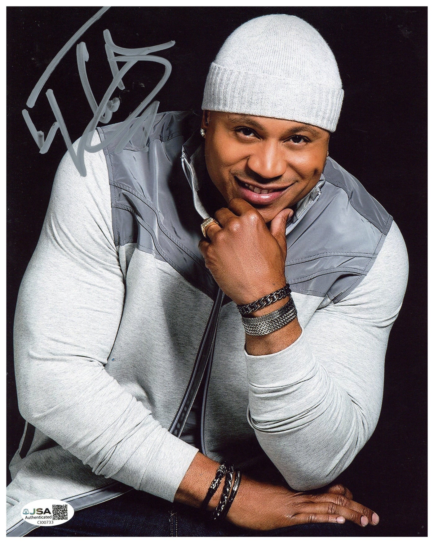 LL Cool J Signed 8x10 Photo Hip-Hop Rapper Autographed JSA COA 3