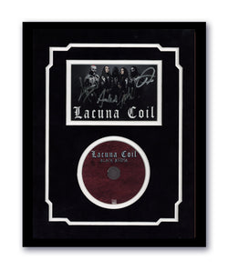 Image of Lacuna Coil Signed Black Anima CD Custom Framed Autographed ACOA