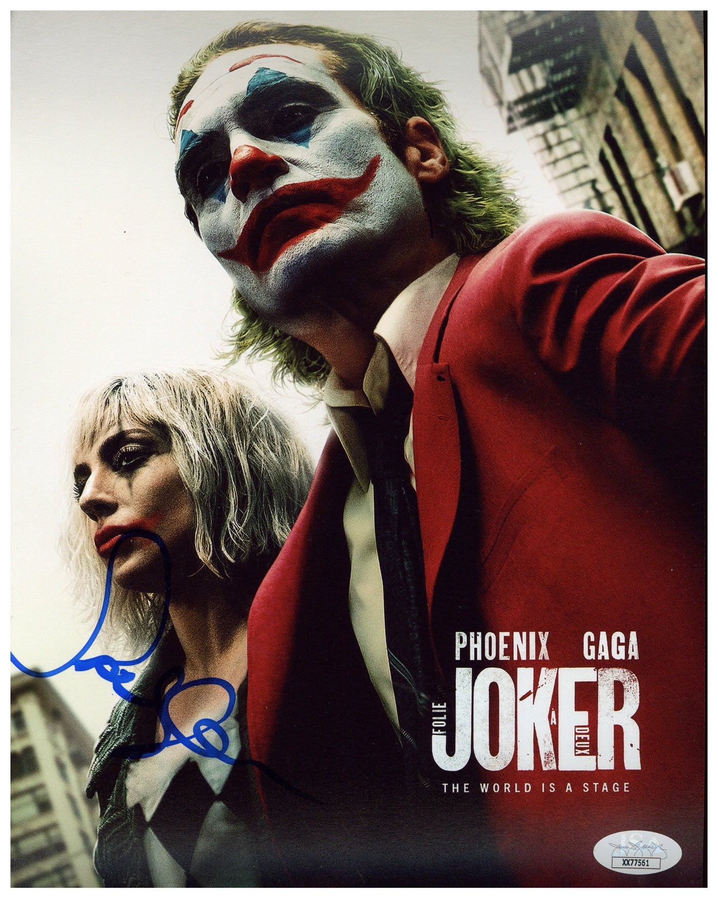 Lady Gaga Signed 8X10 Photo Joker Movie Authentic Autographed JSA COA #2