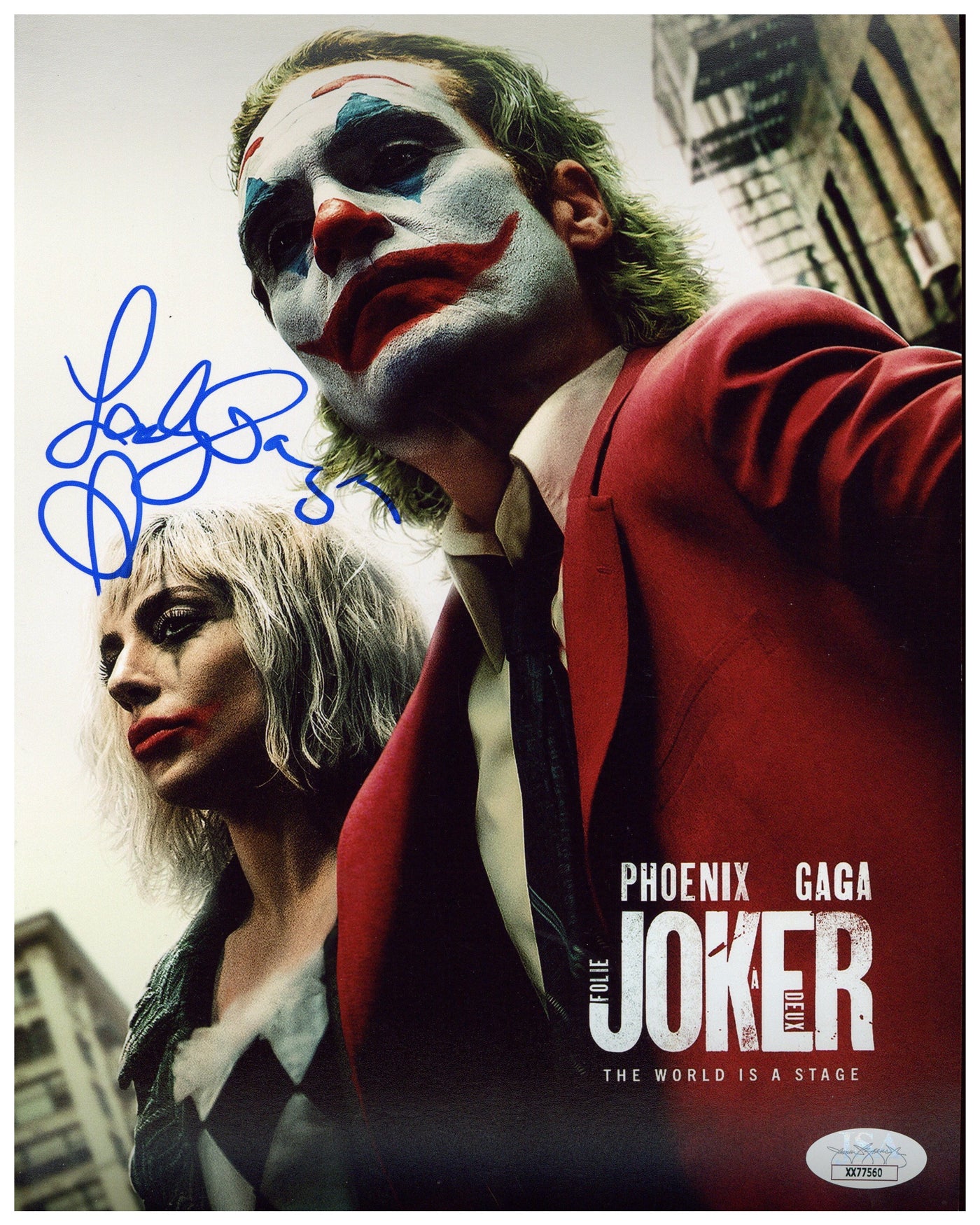 Lady Gaga Signed 8X10 Photo Joker Movie Authentic Autographed JSA COA #3