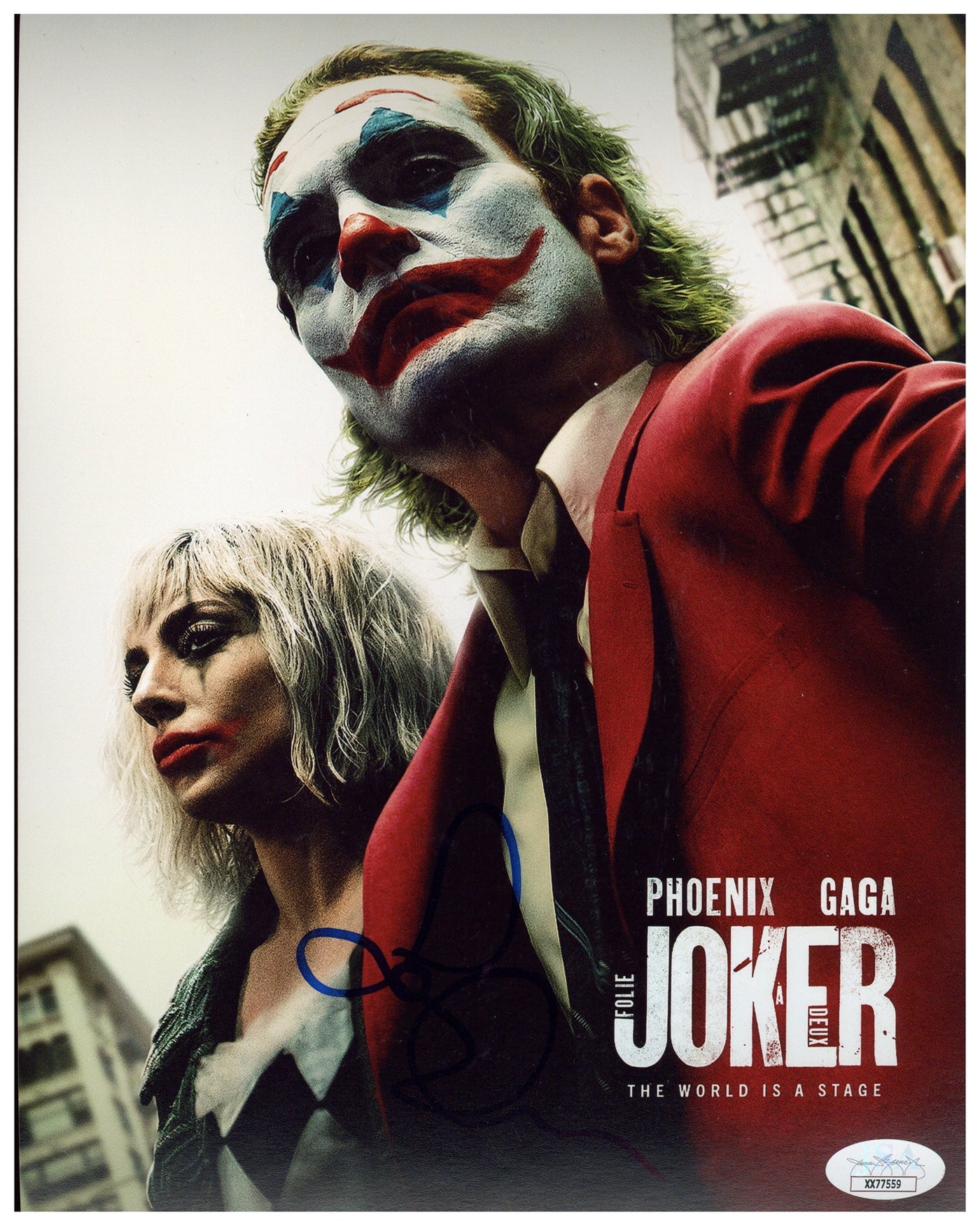 Lady Gaga Signed 8X10 Photo Joker Movie Authentic Autographed JSA COA