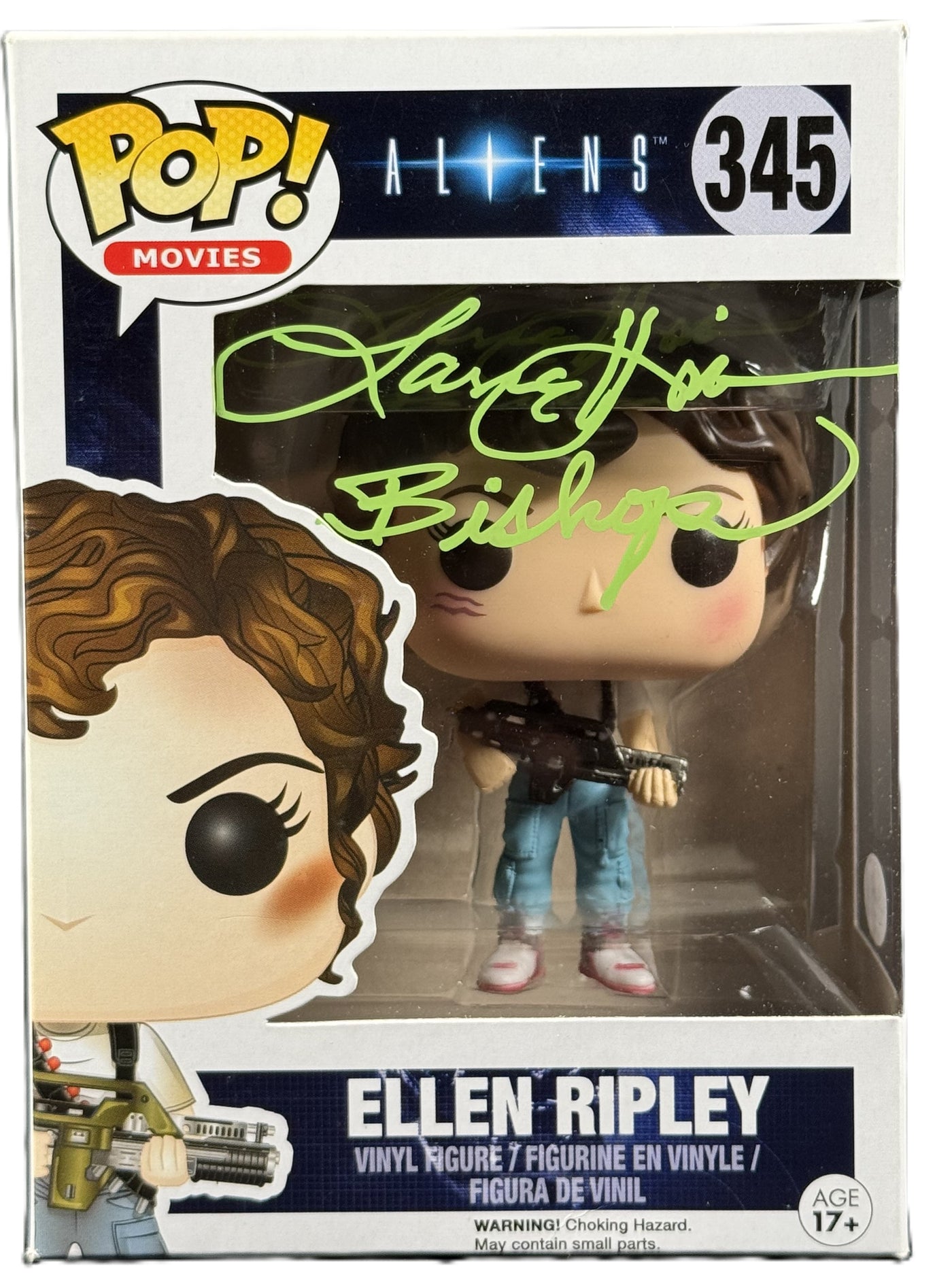 Lance Henriksen Signed Funko Pop Aliens Bishop Autographed JSA COA