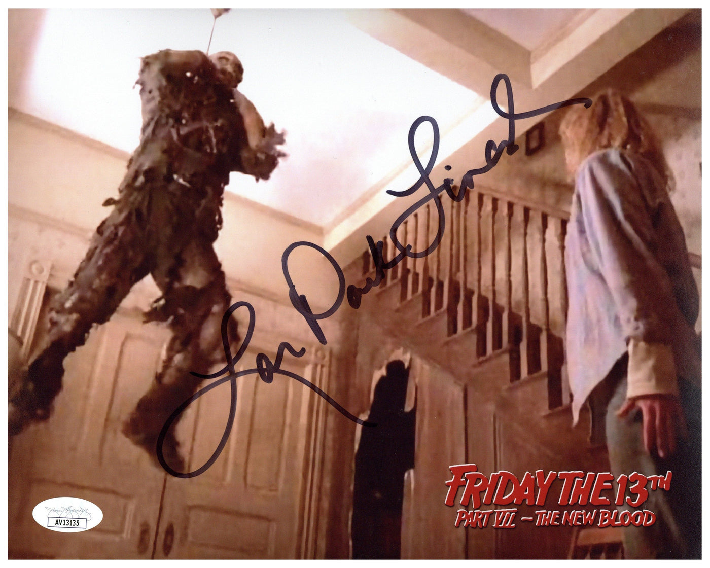 Lar Park Lincoln Signed 8x10 Photo Friday the 13th Part VII: The New Blood Autograph JSA