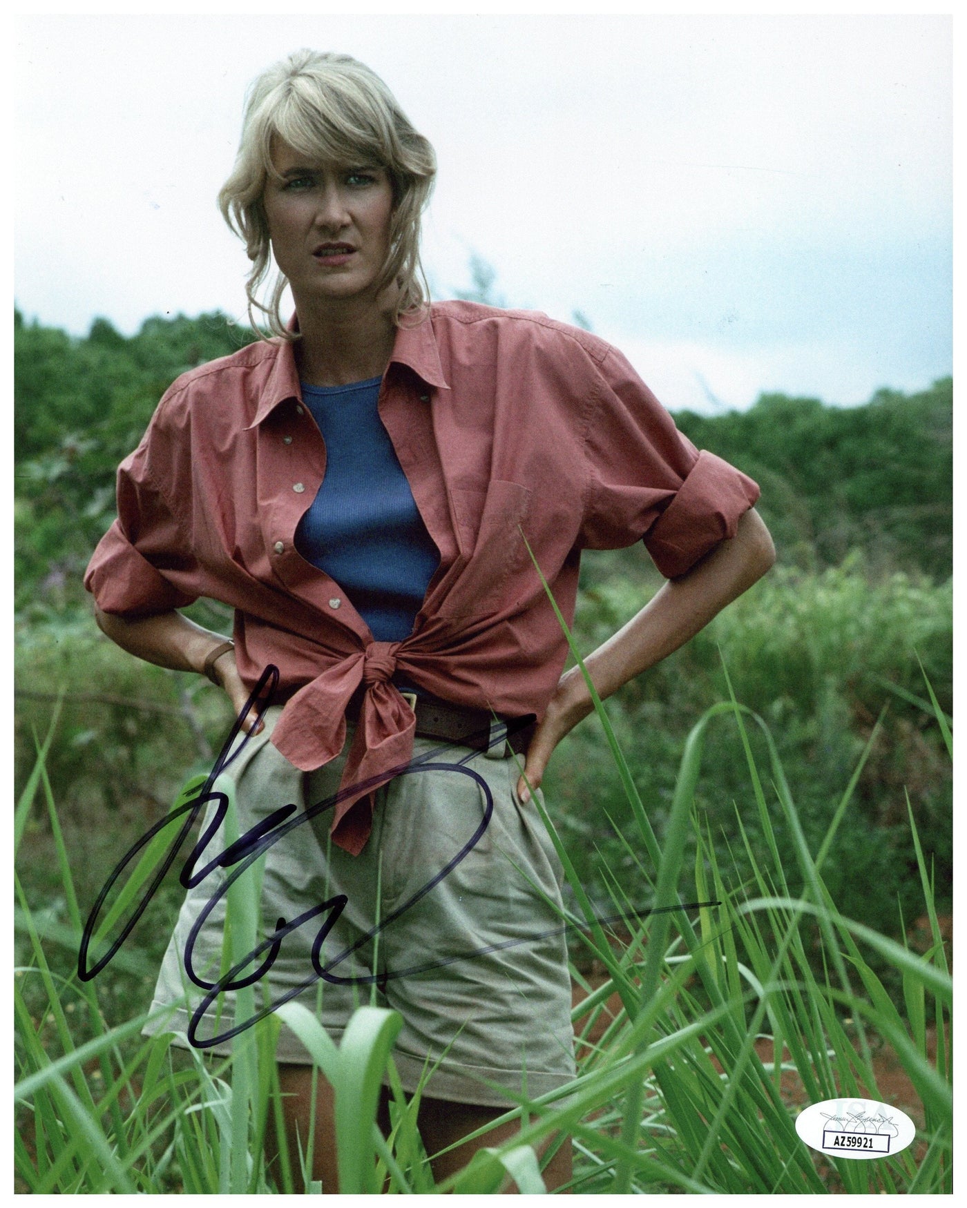 Laura Dern Signed 8X10 Photo Jurassic Park Ellie Sattler Autographed JSA COA