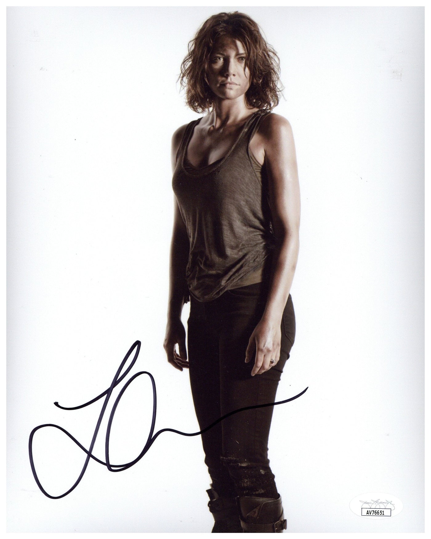 Lauren Cohan Signed 8x10 Photo Walking Dead Maggie Autographed JSA COA #2