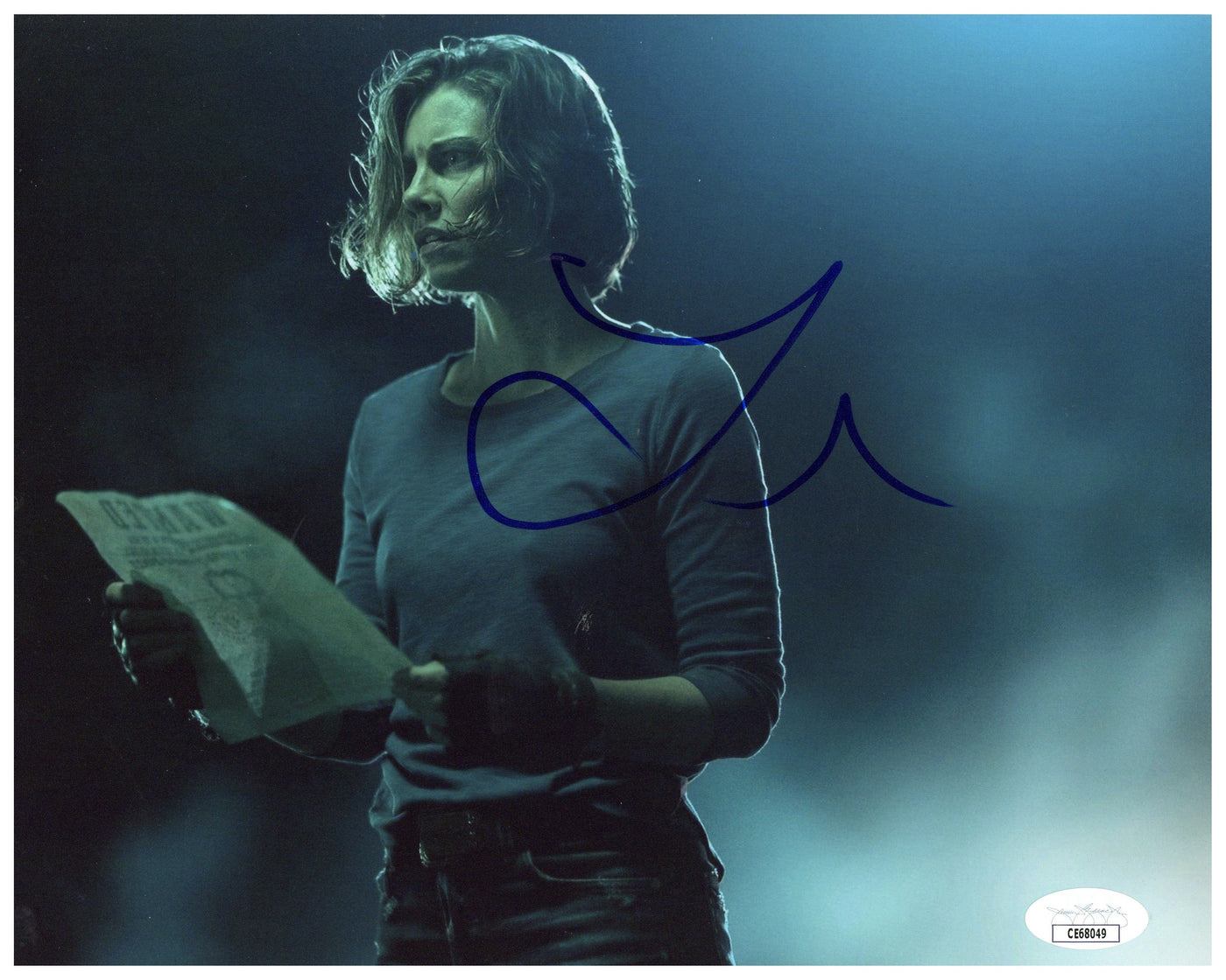 Lauren Cohan Signed 8x10 Photo Walking Dead Maggie Autographed JSA COA 2