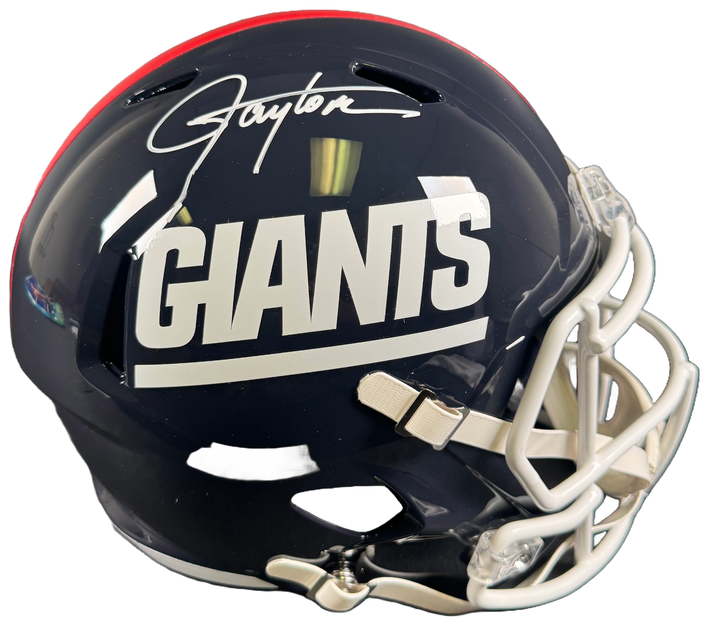 Lawrence Taylor Signed New York Giants F/S Flash Speed Helmet Beckett COA