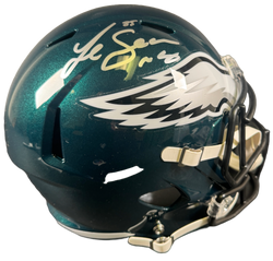 Image of LeSean McCoy Signed F/S Philadelphia Eagles Speed Helmet Autographed BAS COA