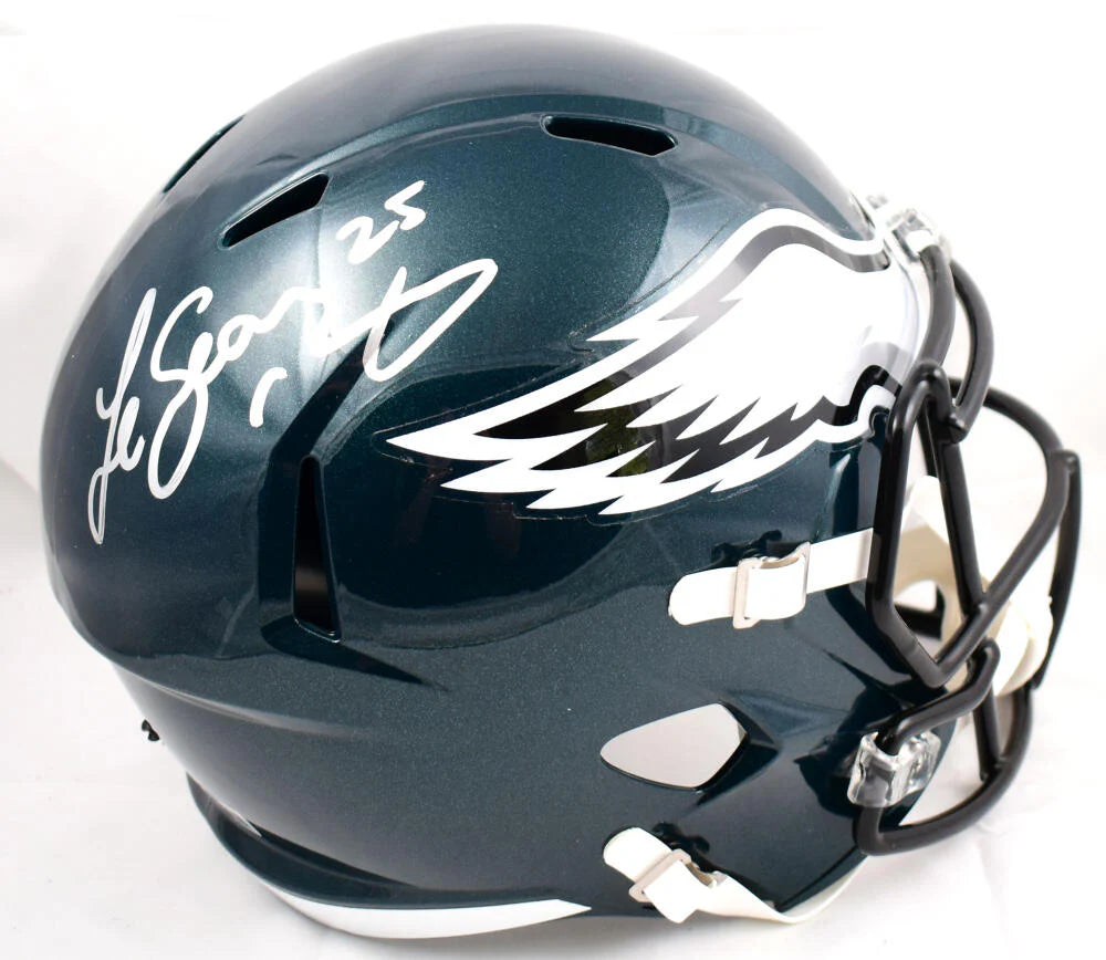 LeSean McCoy Signed F/S Philadelphia Eagles Speed Helmet Autographed BAS COA