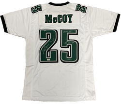 Image of LeSean McCoy Signed Philadelphia Eagles Pro Style Jersey w/ All-Decade Team BAS COA