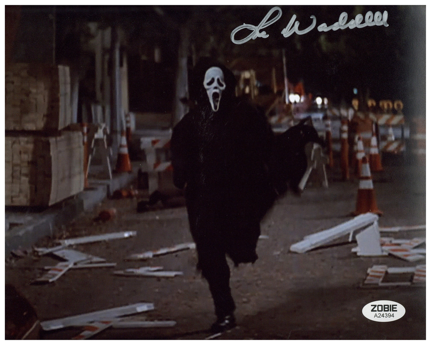 Lee Waddell Signed 8x10 Photo Scream Ghostface Autographed Zobie COA #2