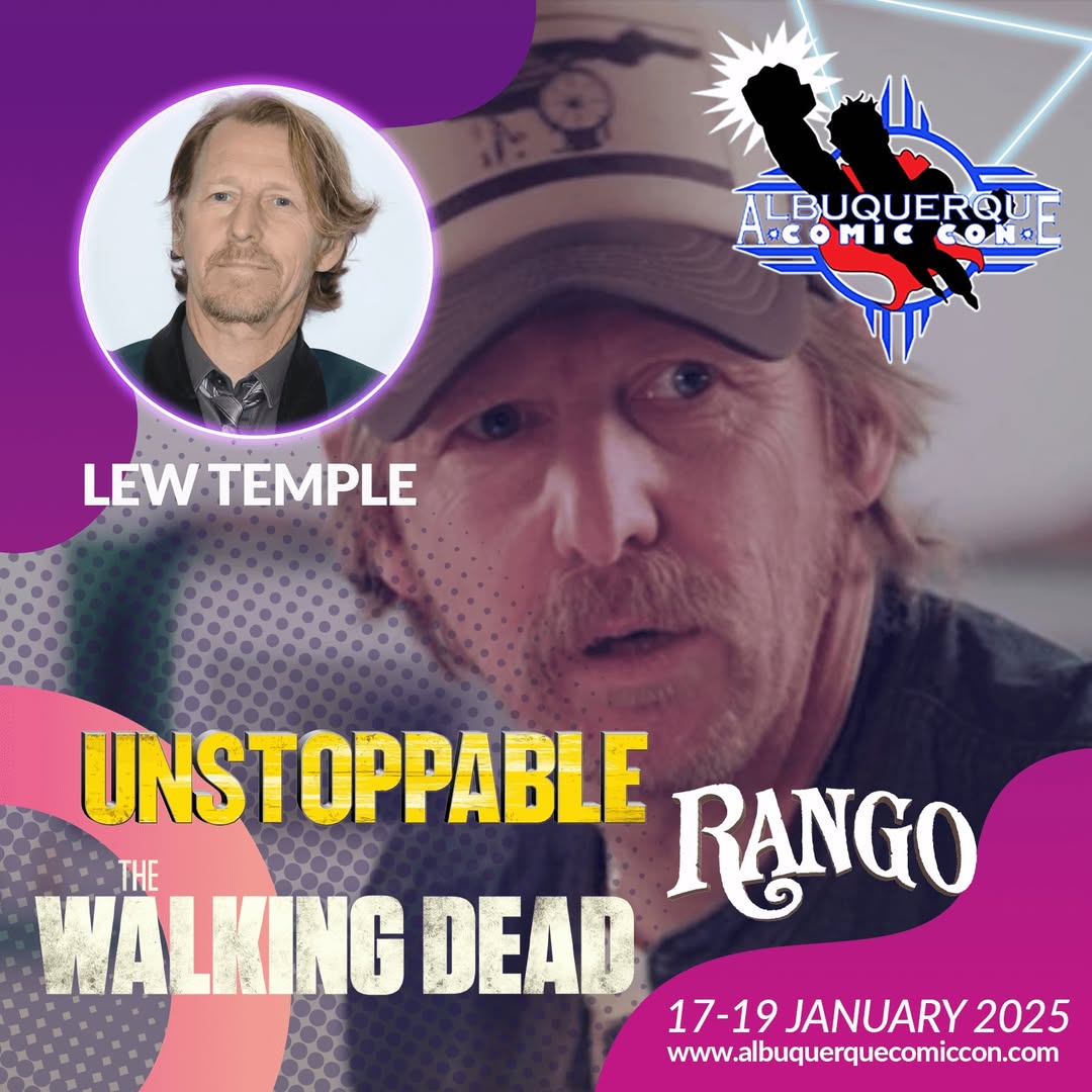 Lew Temple Official Autograph Mail-In Service - Albuquerque Comic Con 2025