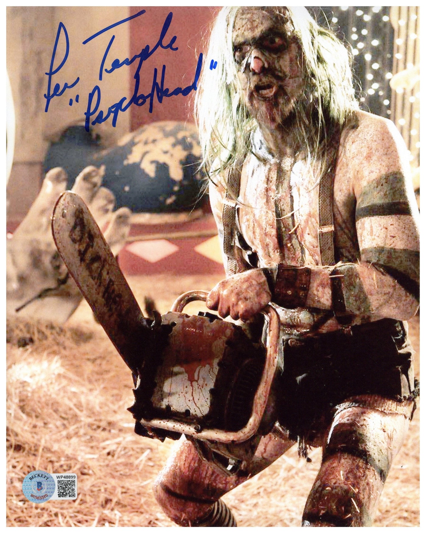 Lew Temple Signed 8x10 Photo 31 Psycho-Head Autographed Beckett COA