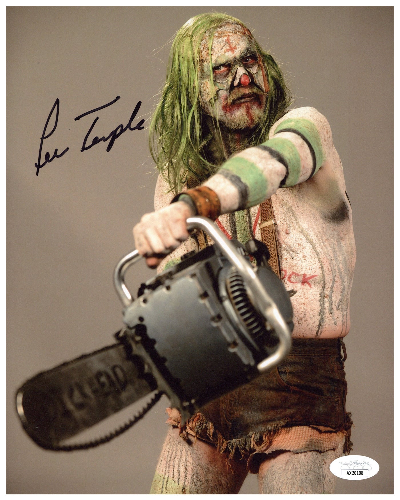 Lew Temple Signed 8x10 Photo 31 Psycho-Head Autographed JSA COA