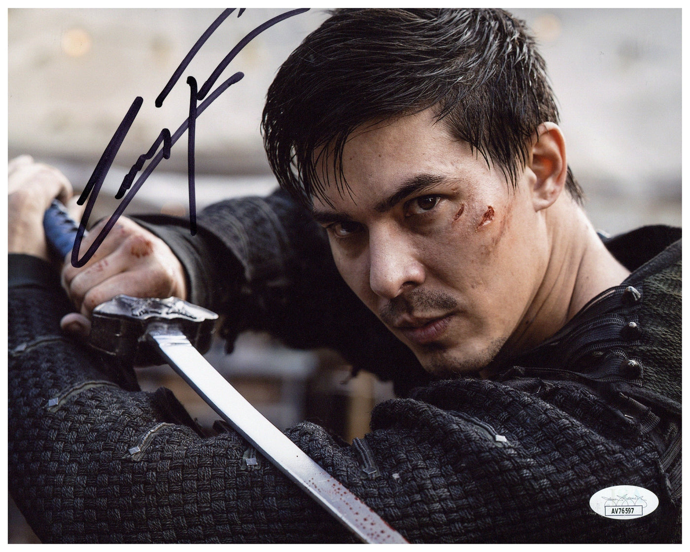 Lewis Tan Signed 8x10 Photo Mortal Kombat Cole Young Autographed JSA COA #2