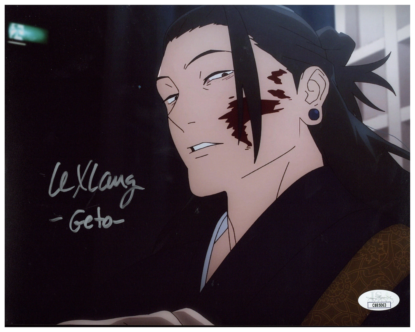 Lex Lang Signed 8x10 Photo Jujutsu Kaisen Geto Autographed Zobie COA