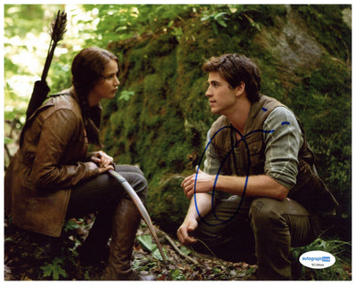 Liam Hemsworth Signed 8x10 Photo The Hunger Games Autographed AutographCOA