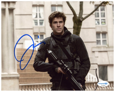 Liam Hemsworth Signed 8x10 Photo The Hunger Games Autographed AutographCOA 5