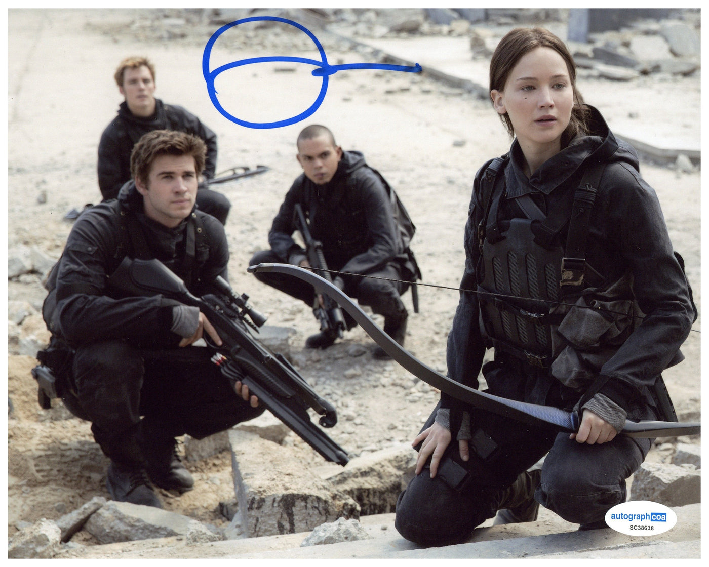 Liam Hemsworth Signed 8x10 Photo The Hunger Games Autographed AutographCOA 6