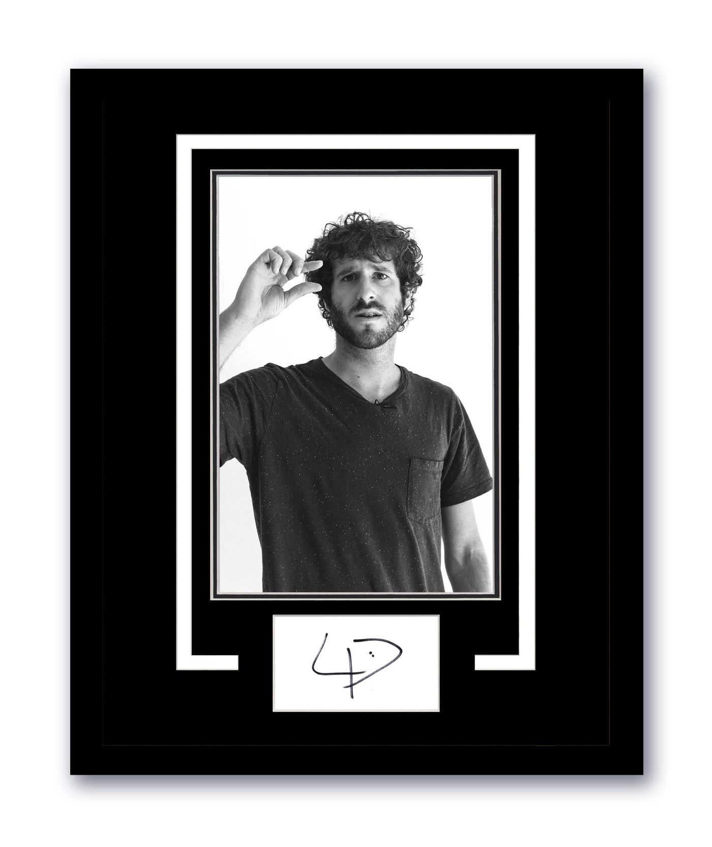 Lil Dicky Signed 11x14 Framed Photo Hip Hop Music Autographed AutographCOA