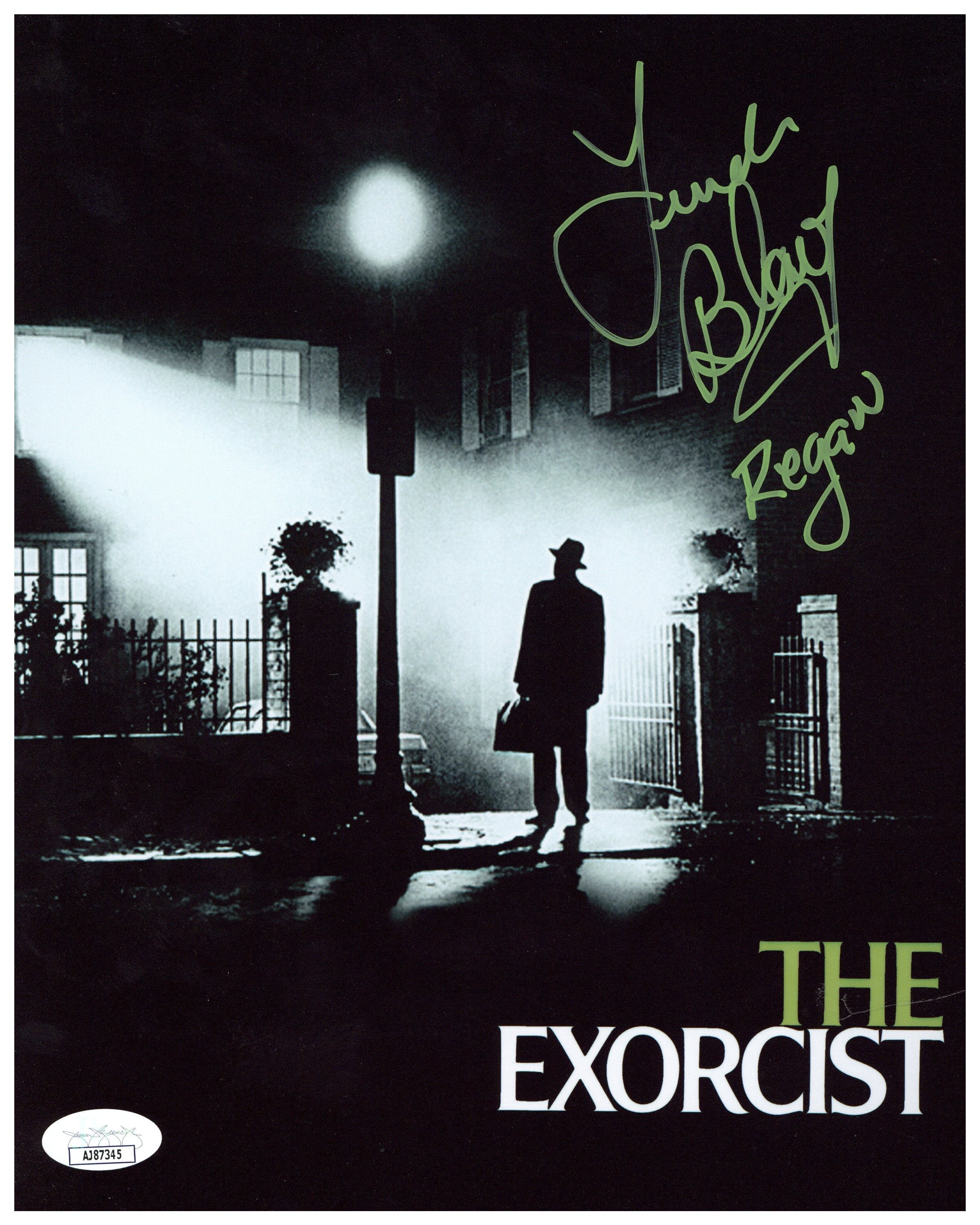 LINDA BLAIR Signed The Exorcist 8x10 Photo Regan Collage JSA As LINDA BLAIR Signed The Exorcist 8x10 Photo Regan Collage JSA As