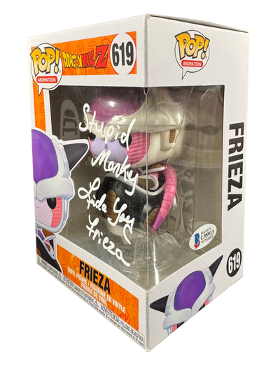Linda Young Signed Funko Pop Dragon Ball Z Frieza Autographed BAS COA