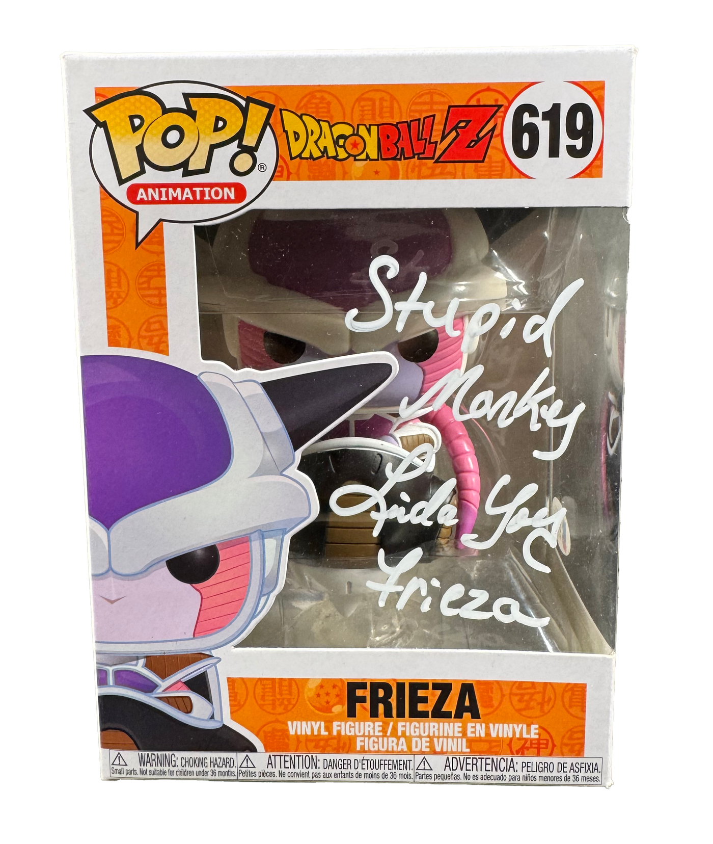 Linda Young Signed Funko Pop Dragon Ball Z Frieza Autographed BAS COA