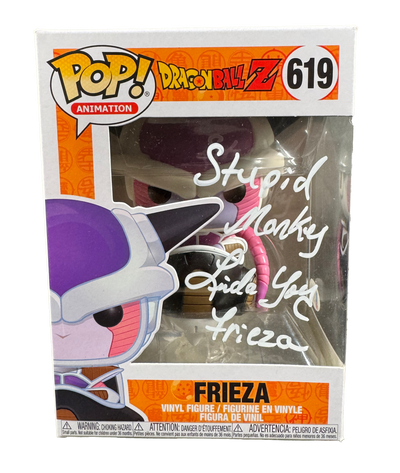 Linda Young Signed Funko Pop Dragon Ball Z Frieza Autographed BAS COA