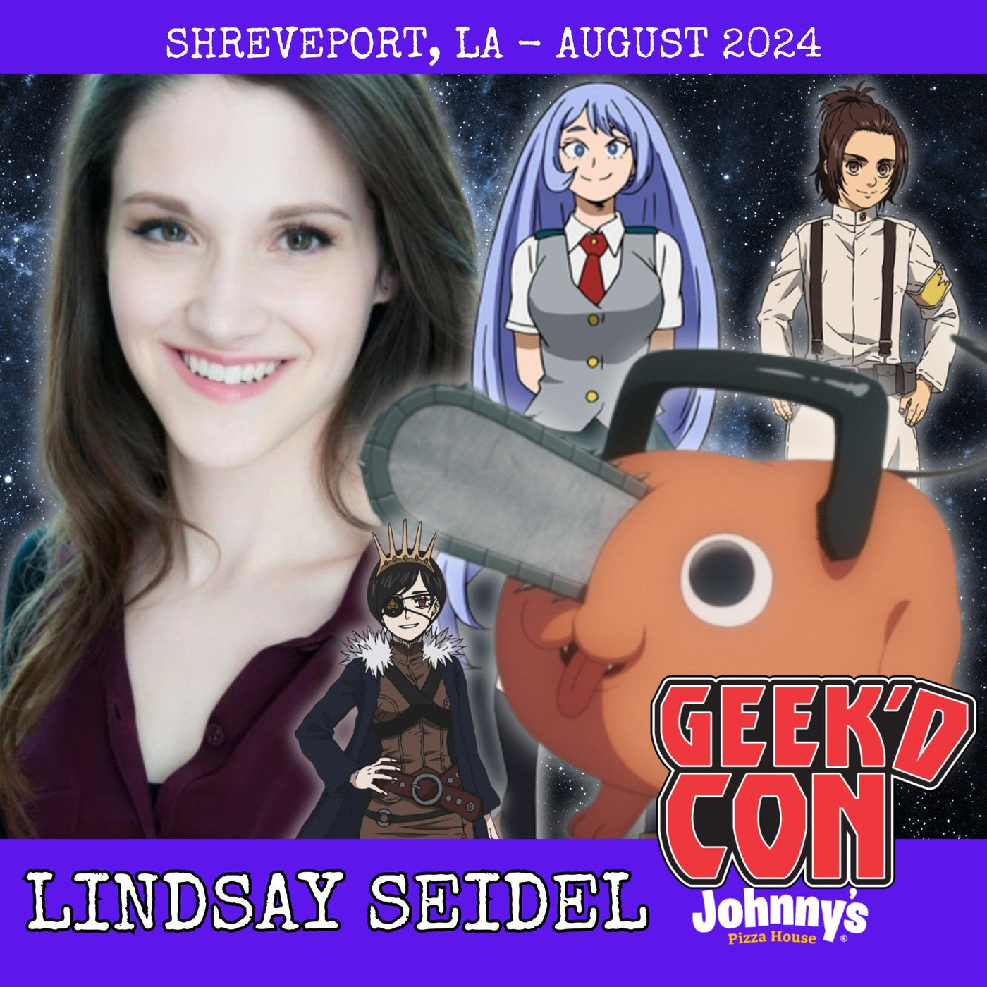Lindsay Seidel Official Autograph Mail-In Service - Geek'd Con 2024