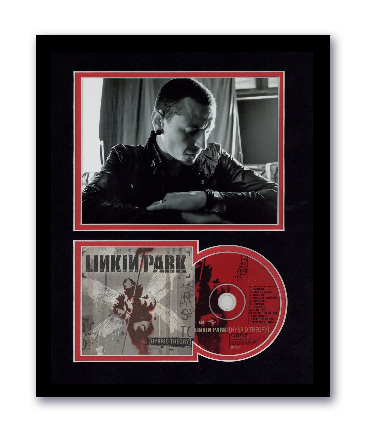 Linkin Park 11X14 Custom Framed Hybrid Theory CD Chester Bennington