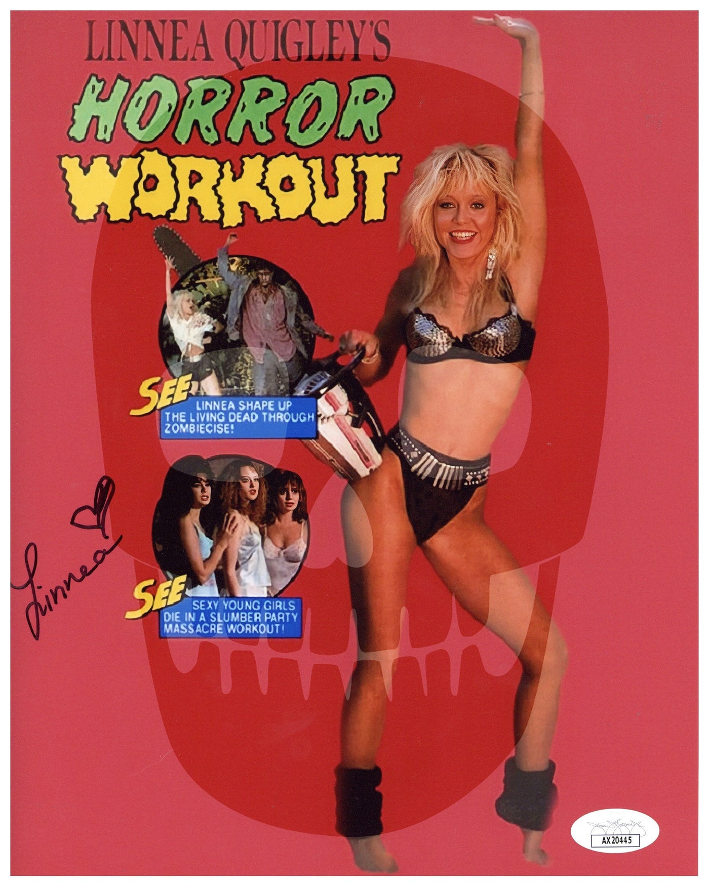 Linnea Quigley Signed 8x10 Photo The Return of the Living Dead Autographed JSA COA 3