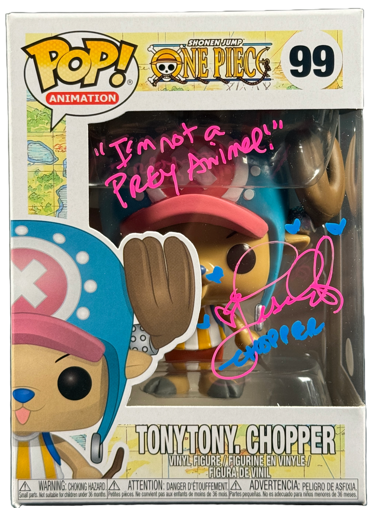 Funko store Pop Autograph Tony Chopper One Piece