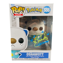 Image of Lisa Ortiz Signed Funko POP Pokemon Oshawott Authentic Autographed JSA COA #2