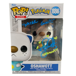 Image of Lisa Ortiz Signed Funko POP Pokemon Oshawott Authentic Autographed JSA COA