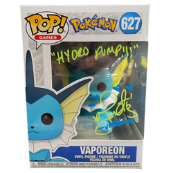 Image of Lisa Ortiz Signed Funko POP Pokemon Vaporeon Authentic Autographed JSA COA