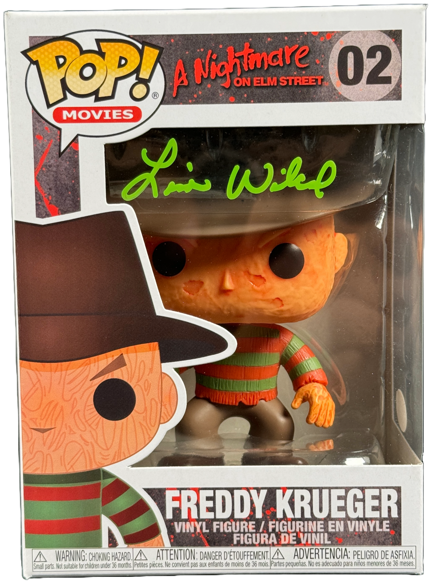 Lisa Wilcox Signed Freddy Krueger Funko Pop A Nightmare on Elm Street JSA COA