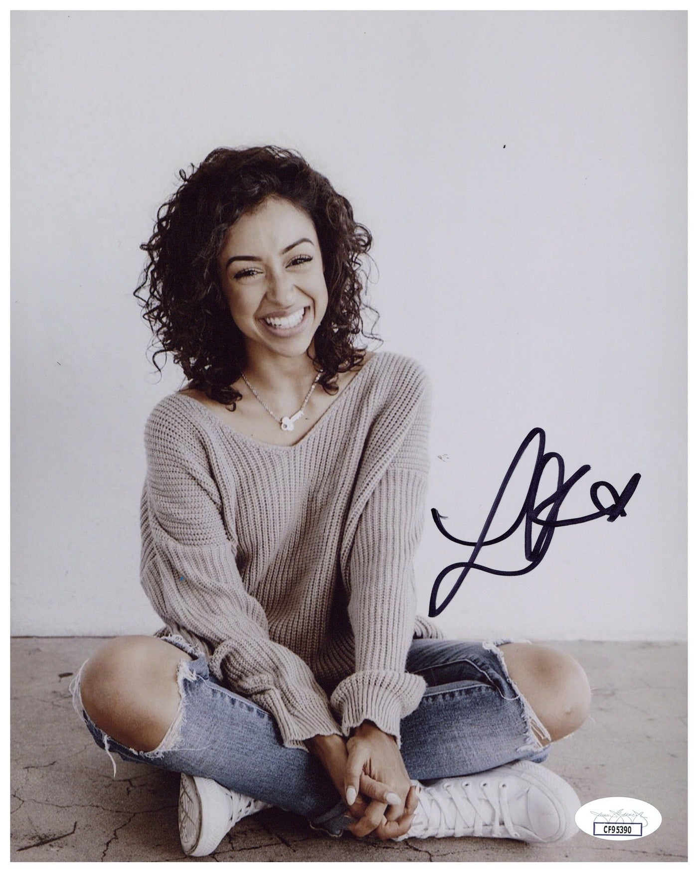Liza Koshy Signed 8x10 Photo Work It Autographed JSA COA 2